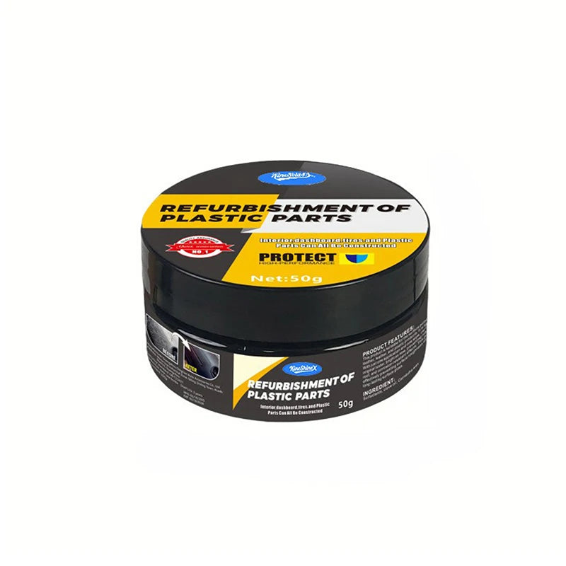 Automotive Plastic Repair Agent for Scratch and Tire Polishing - Anti-Aging Wax