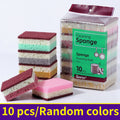 High Density Sponge Cleaning Cloth for Dishwashing and Kitchen Use – Non-Greasy, Multi-Color