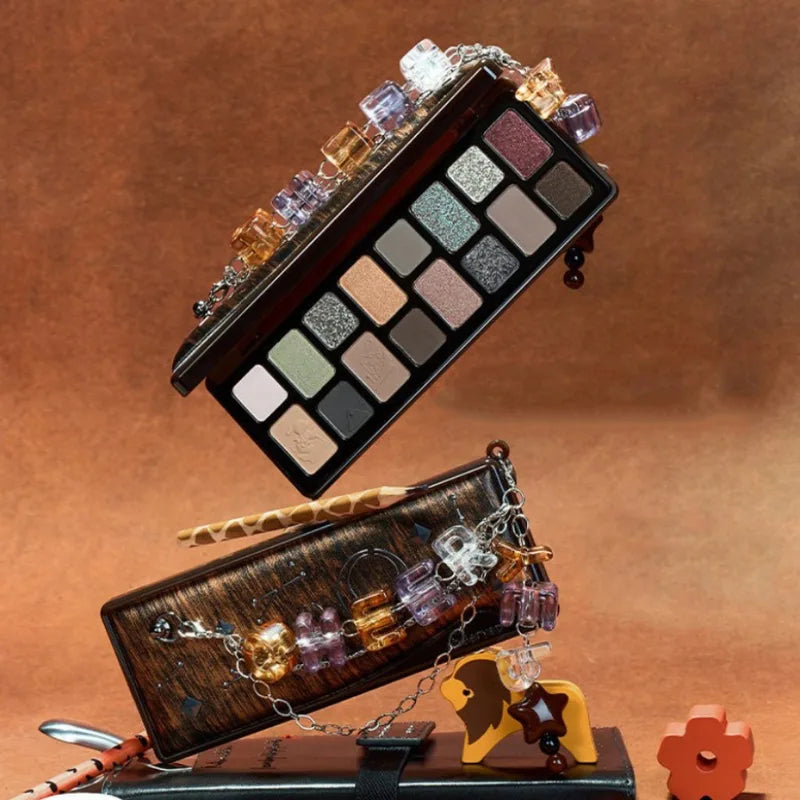 16-Color Eyeshadow Palette with Neutral Matte & Shimmer Shades for Everyday Makeup