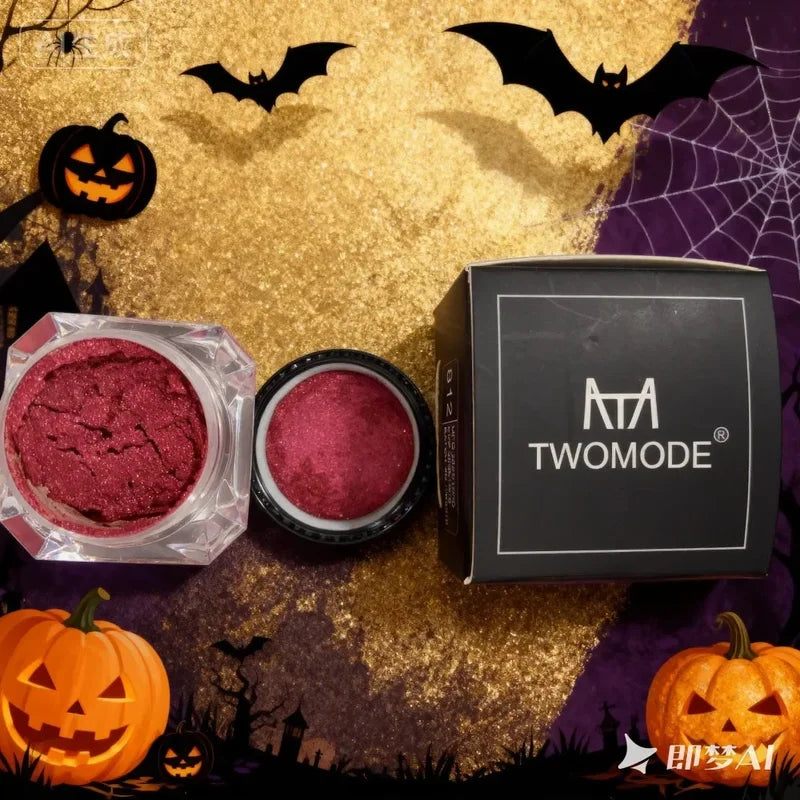 Red Eyeshadow Powder - High Pigmentation, Smudge-Proof, Easy Blend, Water-Resistant, 3g