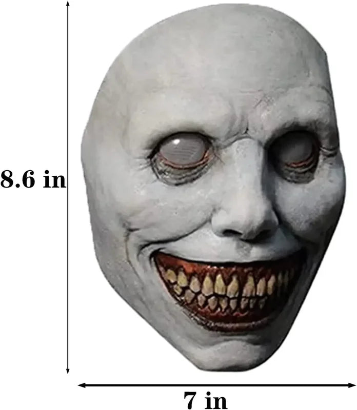 Halloween Smile Demon Mask for Cosplay Party Ghost Costume Haunted House Decor