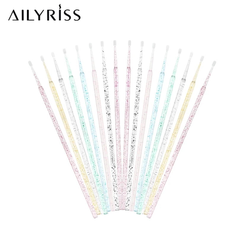 Disposable Micro Brush Applicators for Eyelash & Lip Makeup - 500 Pcs Set