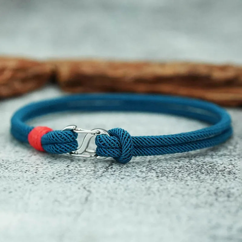 Men's Hand-Woven Detachable Color Rope Bracelets - Gift for Him
