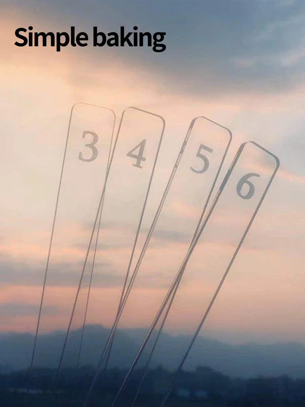 Acrylic Thickness Ruler 2-10mm for Fondant Cake Decorating & Baking Tools