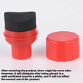Reusable Car Tire Wax Applicator Sponge with Lid - Curved Detailing Tool