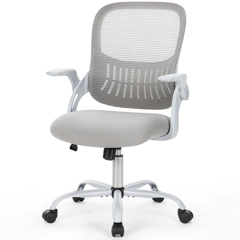 Ergonomic Mesh Office Chair with Adjustable Height & Swivel Wheels - Multiple Colors
