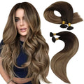 U Tip Hair Extensions - 100% Human Remy Blonde Brazilian Hair, Multiple Lengths & Quantities