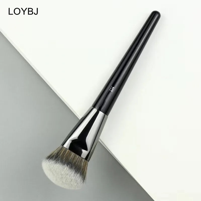 Angled Makeup Brush Set - Foundation Concealer BB Cream Face Tools, Multiple Handle Colors