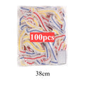 100Pcs Colorful Food Cover Lids Set Elastic Wraps for Bowl & Food Storage