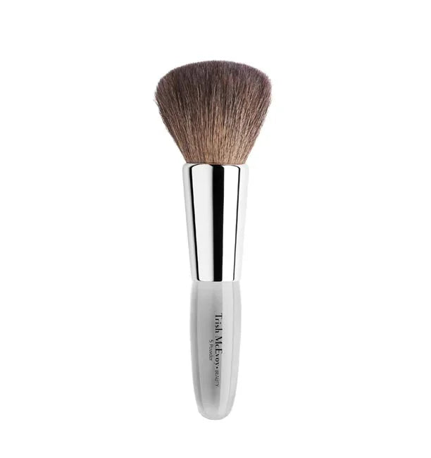 Large Powder Brush with Goat Hair - Makeup Blending & Finishing Tool
