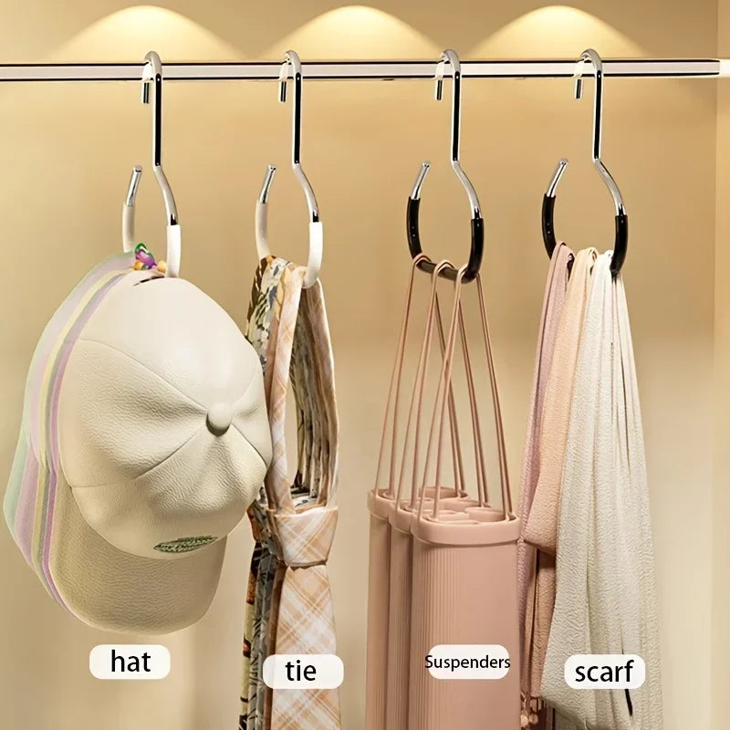 Versatile Round Hook for Hats, Scarves, Bags & Accessories - Heavy Duty, Non-Deformable