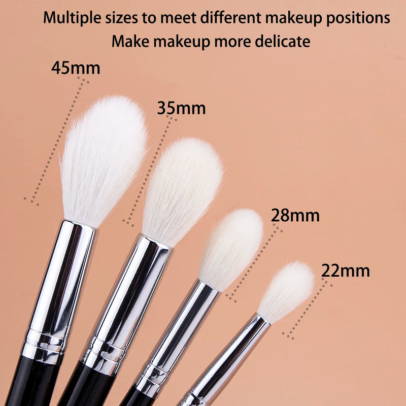 Makeup Highlighter Brush Tapered Face Contour & Sculpting Tool - Goat Hair