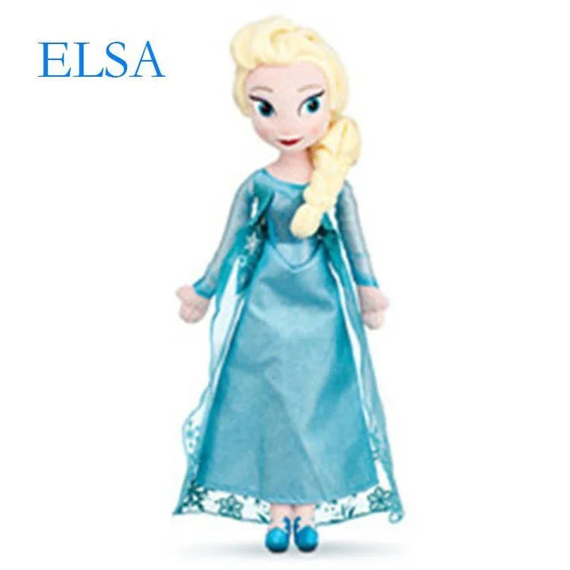 Frozen Elsa & Princess Anna Plush Doll Set - Kids Toys & Gift