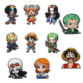 10pcs Luffy Anime Enamel Pins for Boys & Men - Cartoon Lapel Badges Gift