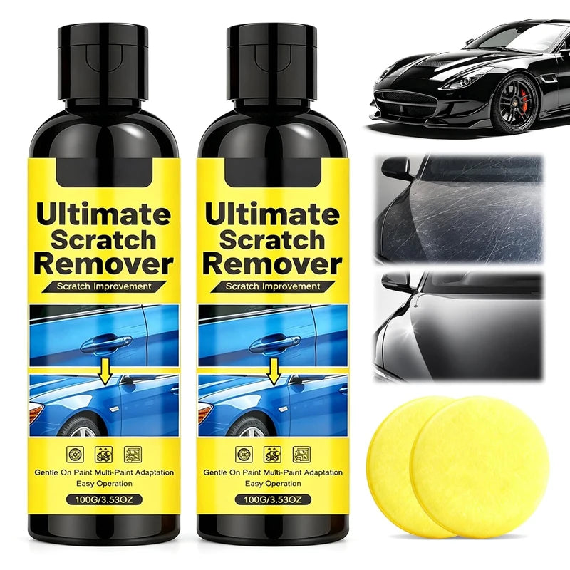 Car Scratch Removal Wax Kit for Vehicle Paint Surface Repair 100g with Sponge