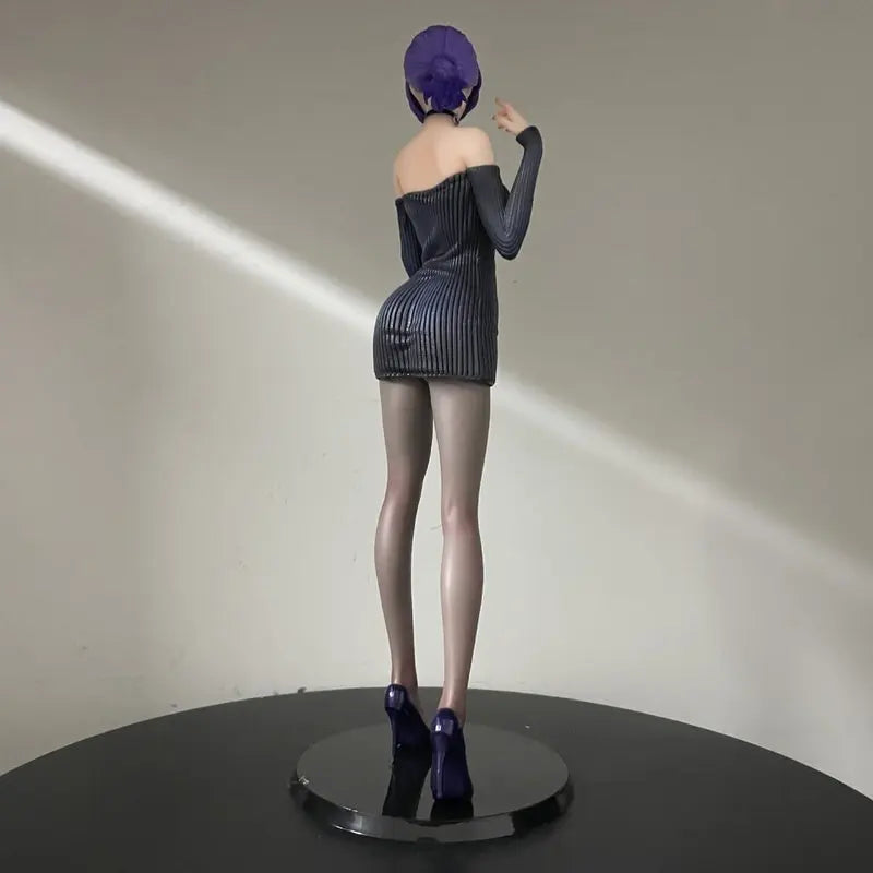 Anime Collectible 30cm Reze Chainsaw Man PVC Model Dress Desktop Ornament for Adults