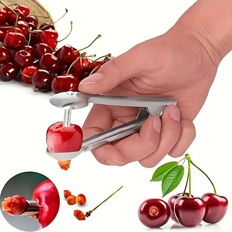Stainless Steel Jujube Corer Kitchen Fruit Tool for Cherry and Hawthorn