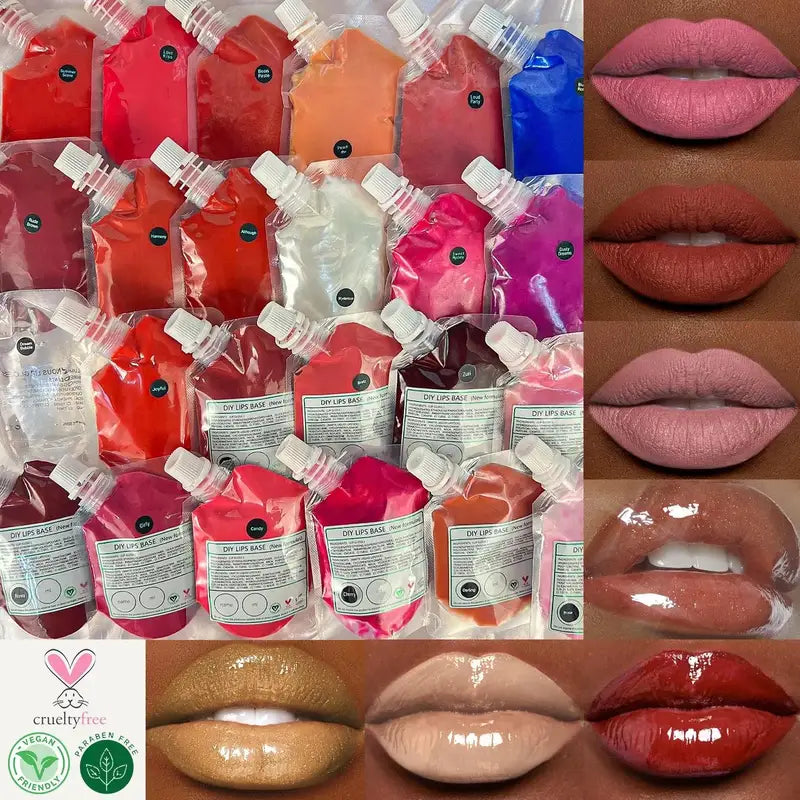 50ml Vegan Lip Gloss Base Wholesale Matte Waterproof Lip Gloss for DIY Makeup