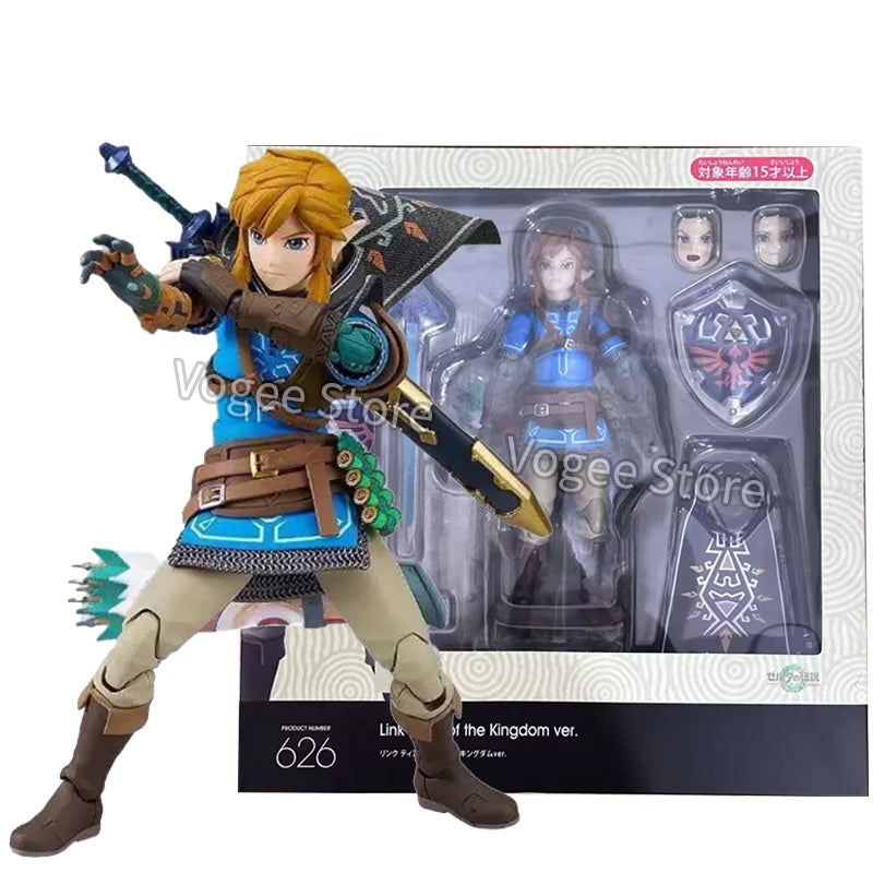 Action Figure Toy - Tears of The Kingdom Link PVC Collectible Figurine