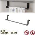 Stainless Steel Over Door Towel Rack for Bathroom Kitchen Storage Organizer