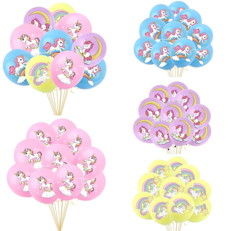 Unicorn Balloons Party Supplies Latex Balloon for Kids Birthday Baby Shower