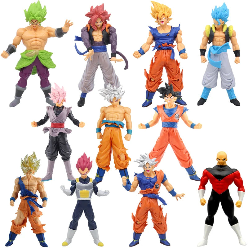15-18cm Anime Action Figures - Dragon Ball Z Super Saiyan Goku Vegeta PVC Statue Collection