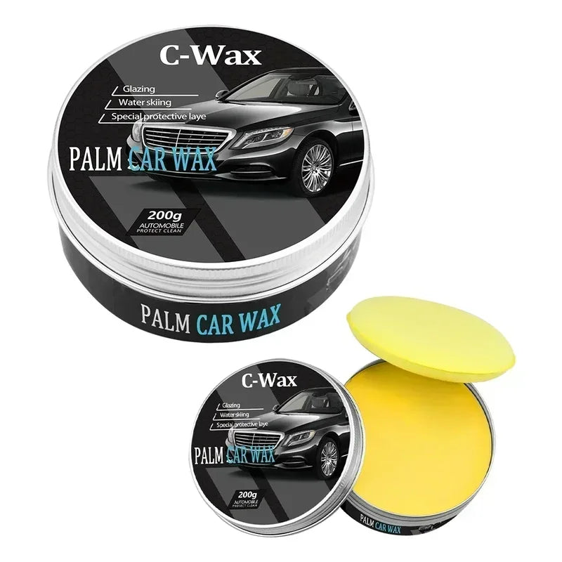 Car Wax Crystal Plating Set Hard Glossy Paint Coating Scratch Repair with Sponge