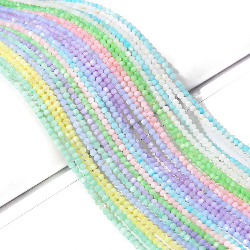 Natural Freshwater Shell Beads - Handmade DIY Jewelry Supplies 125pcs