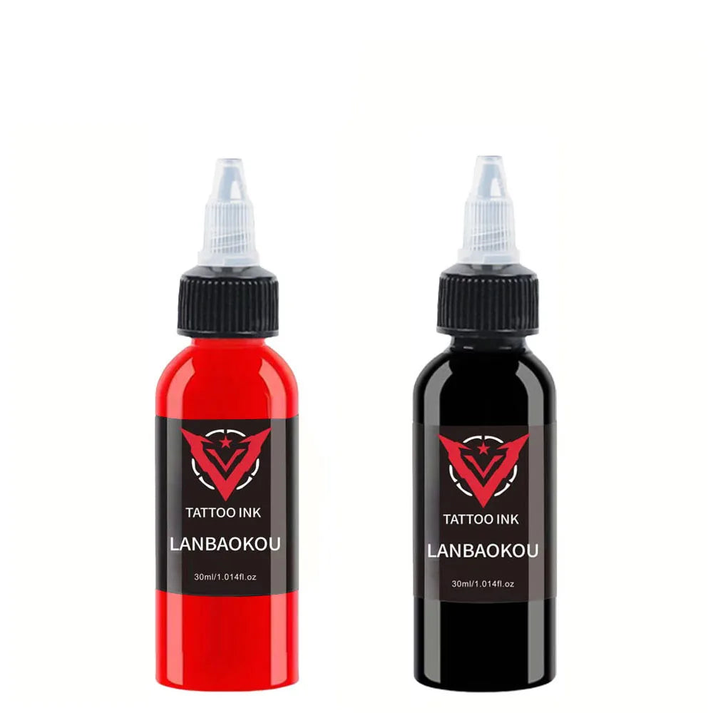 2pcs 30ml Tattoo Ink Pigment Set for Body Art Professional Tattoo Supplies