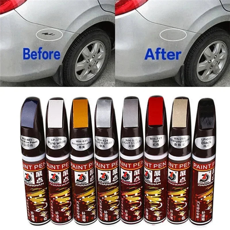 Car Paint Scratch Repair Pen - Pearl White Silver Gray Black Multi-Color