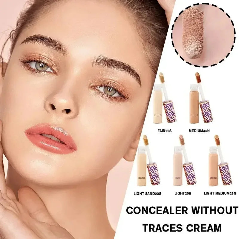 Waterproof Concealer Base Cream for Dark Circles Blemish Covering Liquid Foundation