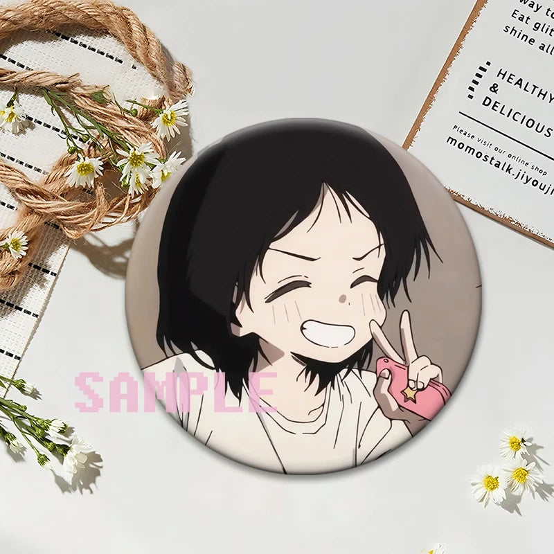 Takopi’s Original Sin Badge for Backpack and Clothing Accessories Cute Cartoon Pin