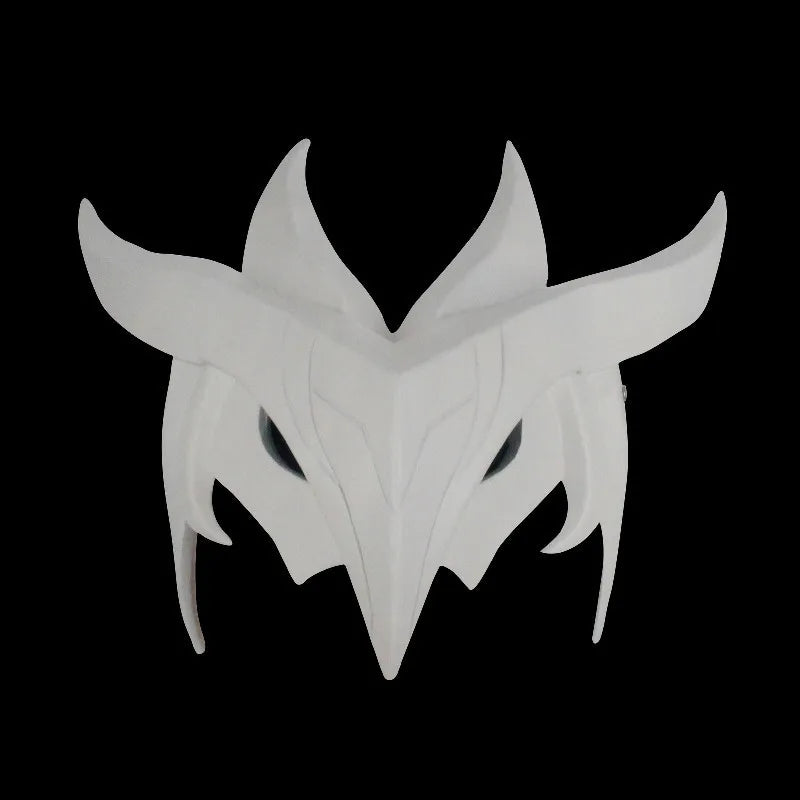 Halloween Yone Mask Cosplay Costume Accessory Resin Luminescent Mask for Game League of Legends