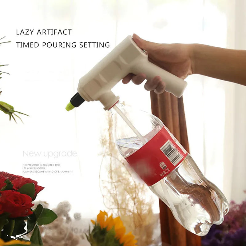 Electric Plant Spray Bottle Watering Can with Adjustable Fogger USB Rechargeable Garden Tool