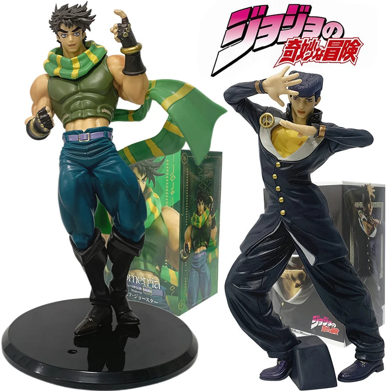 19cm Jojo Figure Bizarre Adventure Action Figure Collectible Doll - Joseph Joestar Desk Decor Toy Gift