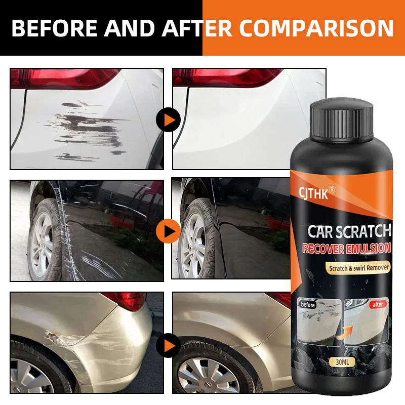 Car Scratch Remover Kit - Auto Paint Touch-Up and Swirl Removal