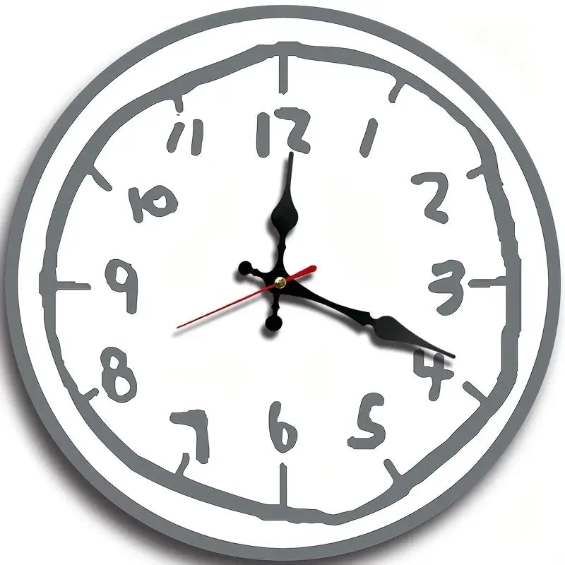 Silent Wooden Wall Clock for Living Room Office Bedroom Home Decor