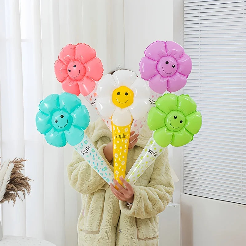 30 Handheld Foil Balloons for Kids Birthday Halloween Christmas Party Decorations