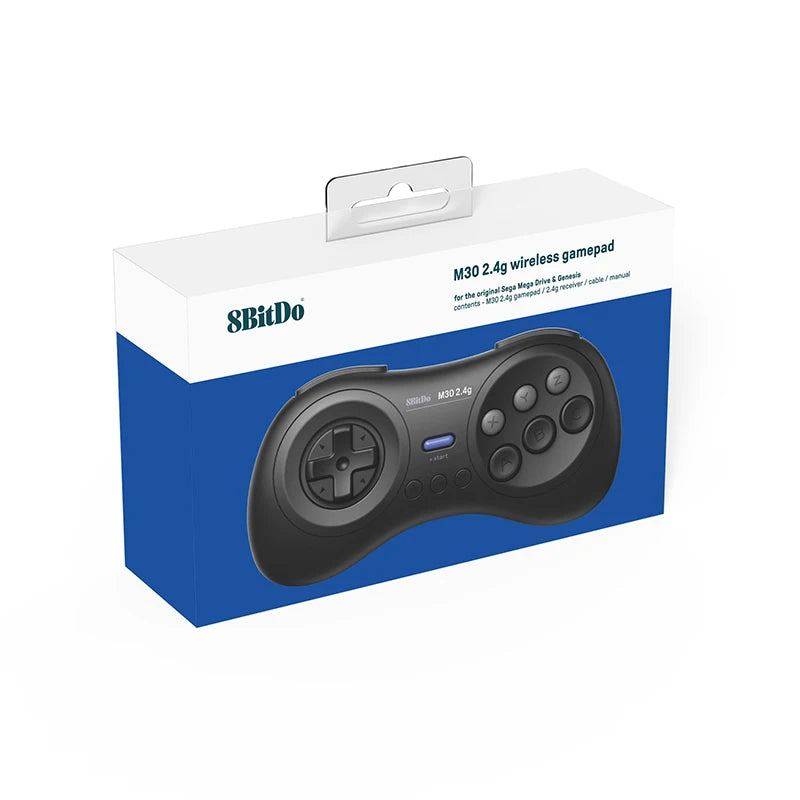 Wireless Game Controller for Sega Genesis Mini Mega Drive Mini - 8BitDo M30 2.4G