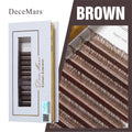 Eyelash Extension Kit 6mm-18mm Length False Lashes with Curl & Color Options