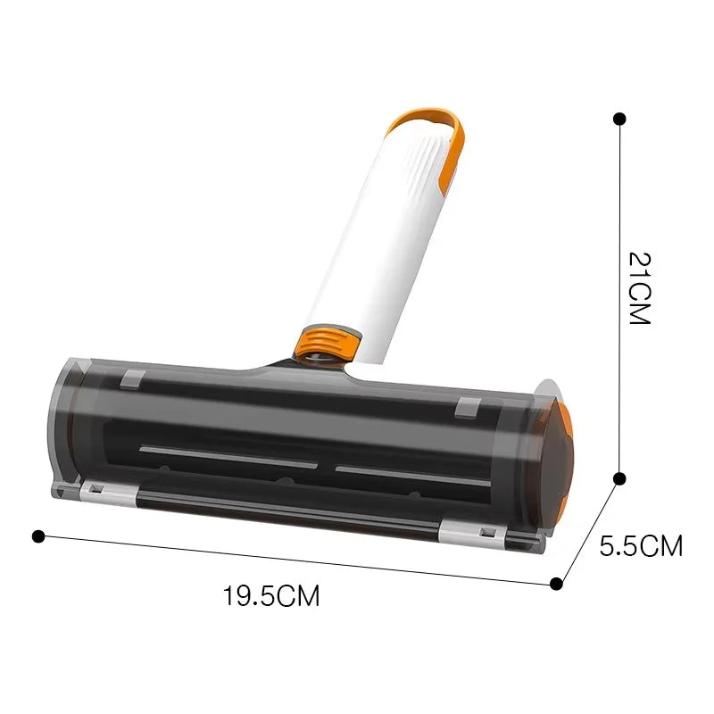 Double-Sided Static Lint Remover Brush for Clothes & Furniture - Reusable Portable Cleaner