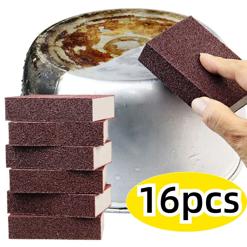 Magic Sponge Eraser Cleaning Brush for Kitchen, Car, Rust & Descaling - Multiple Colors