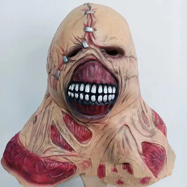 Halloween Zombie Cosplay Mask - Horror Movie Nemesis Costume Prop