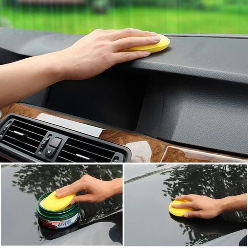High Density Car Waxing Polish Foam Sponges 50/100 Pcs - Detailing & Polishing Pads