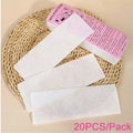 20Pcs Hair Removal Wax Strips for Face Body Legs Lip Eyebrow - Soft & Flexible
