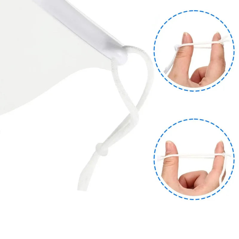 Transparent Plastic Face Shield Mask for Manicure Tattoo Beauty Safety - 10/20 pcs