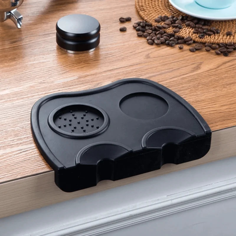 Silicone Coffee Tamper Holder Mat for Espresso Barista Tamping Tools - Multiple Colors