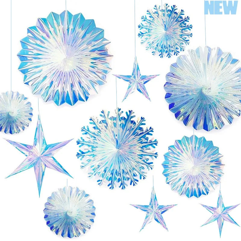 Iridescent Hanging Honeycomb Ball Decor Party Garland for Weddings Birthdays