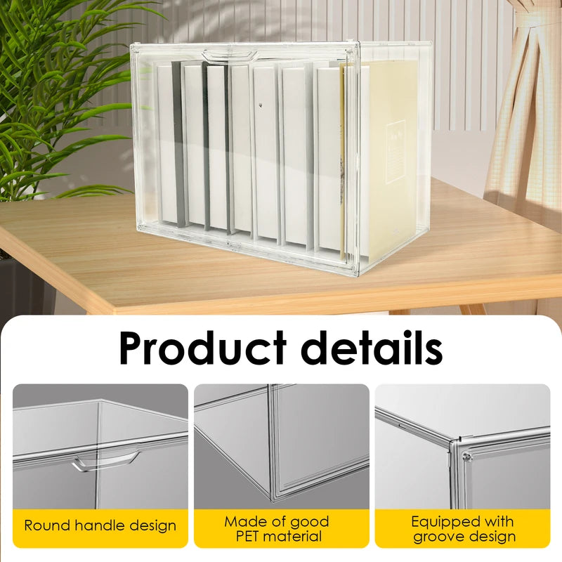 Large Stackable Plastic Display Storage Box for Dolls & Collectibles