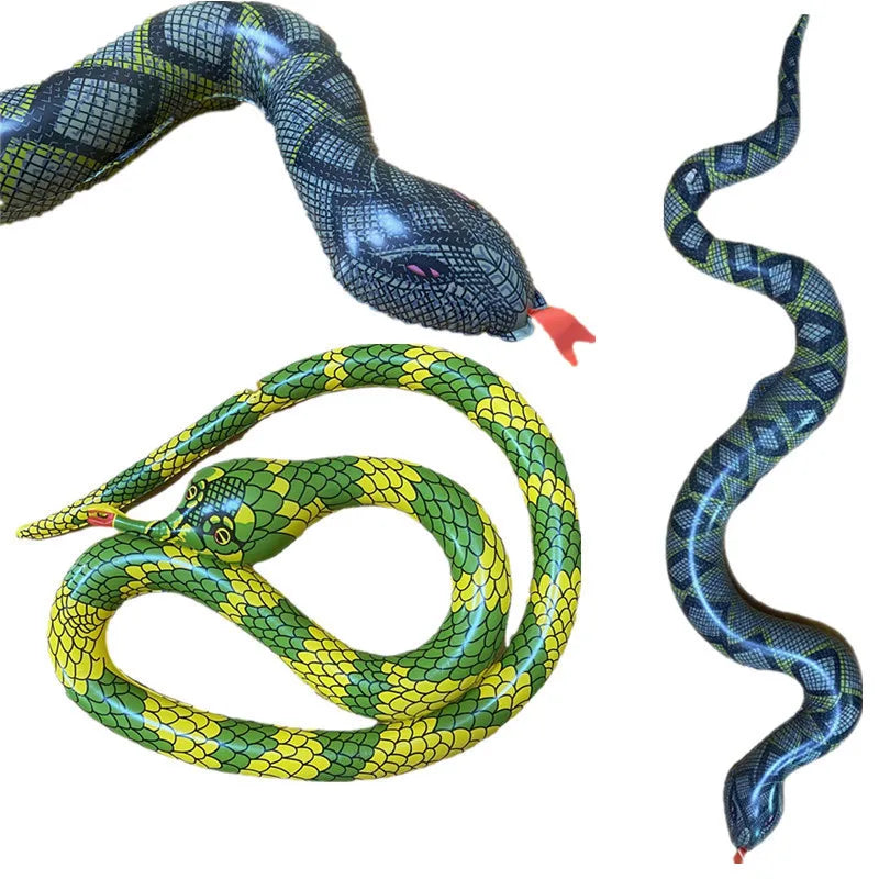 Inflatable Animal Snake Pool Toy for Outdoor Garden & Party Decoration
